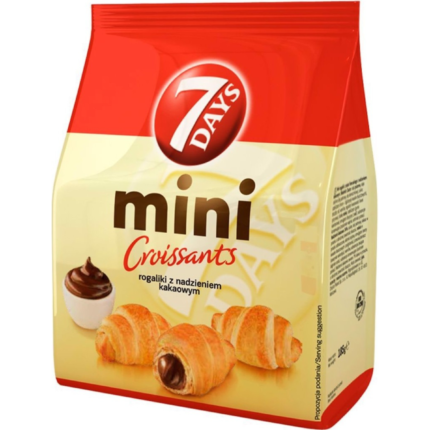 7 DAYS MINI CROISSANT COCOA 185g