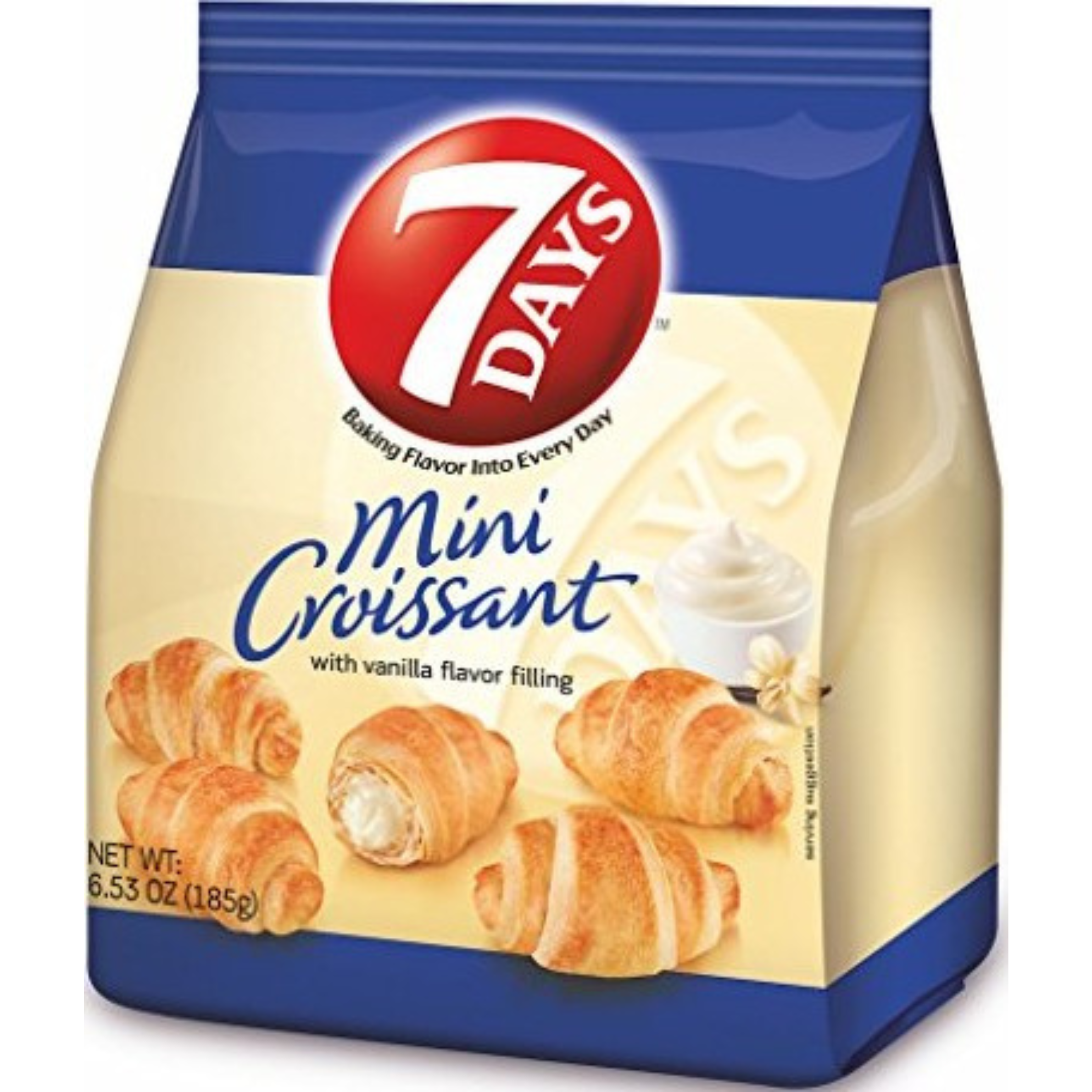 7 DAYS MINI CROISSANT MILLEFEUILLE 185g, 8x40