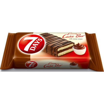 7DAYS CAKE BAR COCOA COVERED WITH CHOCO   30g