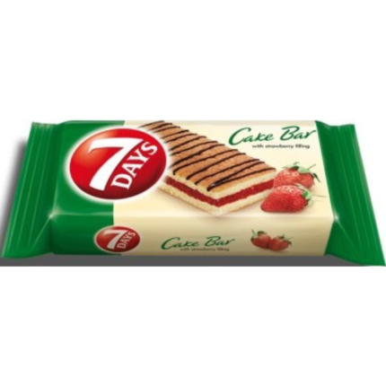 7DAYS CAKE BAR STRAWBERRY  30g