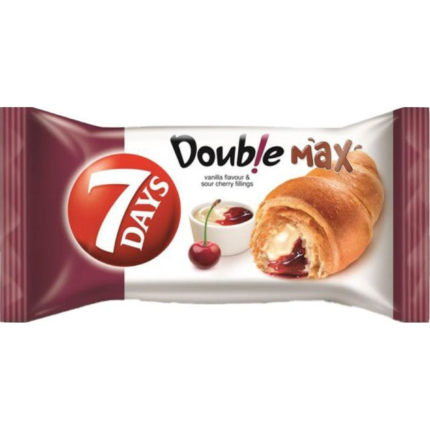 7DAYS CROISSANT DOUBLE CREAM VANILLA AND CHERRY  92g