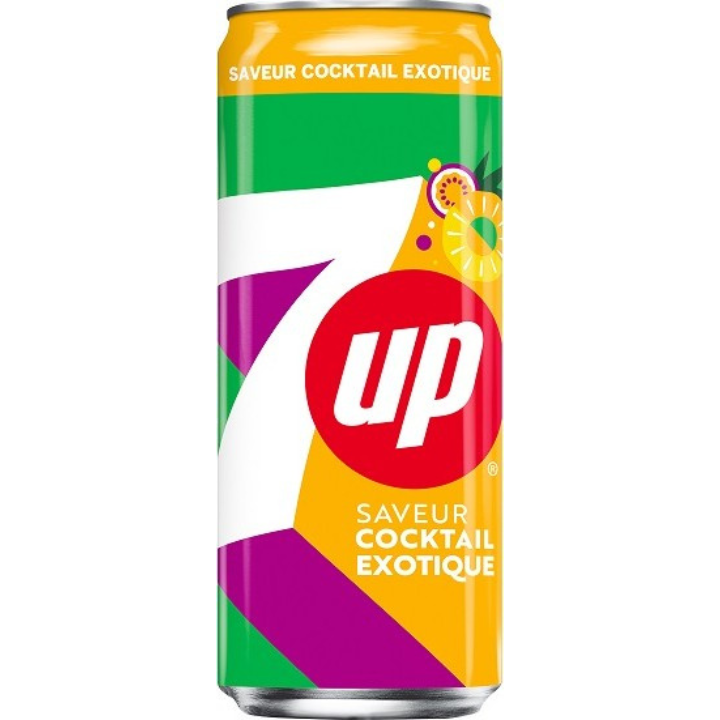 7UP EXOTIQUE 330ml, 24x100
