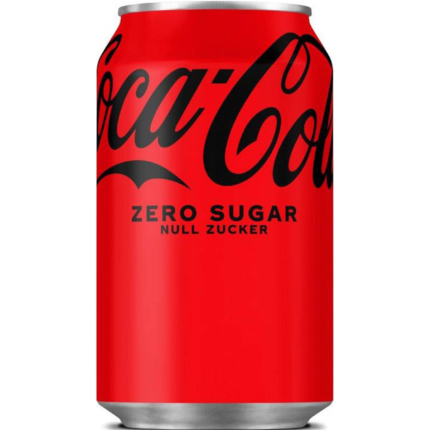 COCA-COLA ZERO FAT CAN 330ml