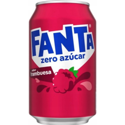 FANTA RASPBERRY ZERO SUGAR NEW 330ml