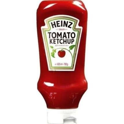 HEINZ TOMATO KETCHUP TOPDOWN 605ml