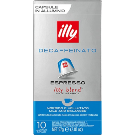 IILY ESPRESSO COMPATIBLE CAPSULES -DECAFFEINATO ROAST 10'S  57g