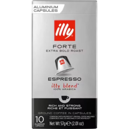 IILY ESPRESSO COMPATIBLE CAPSULES -FORTE ROAST 10'S  57g