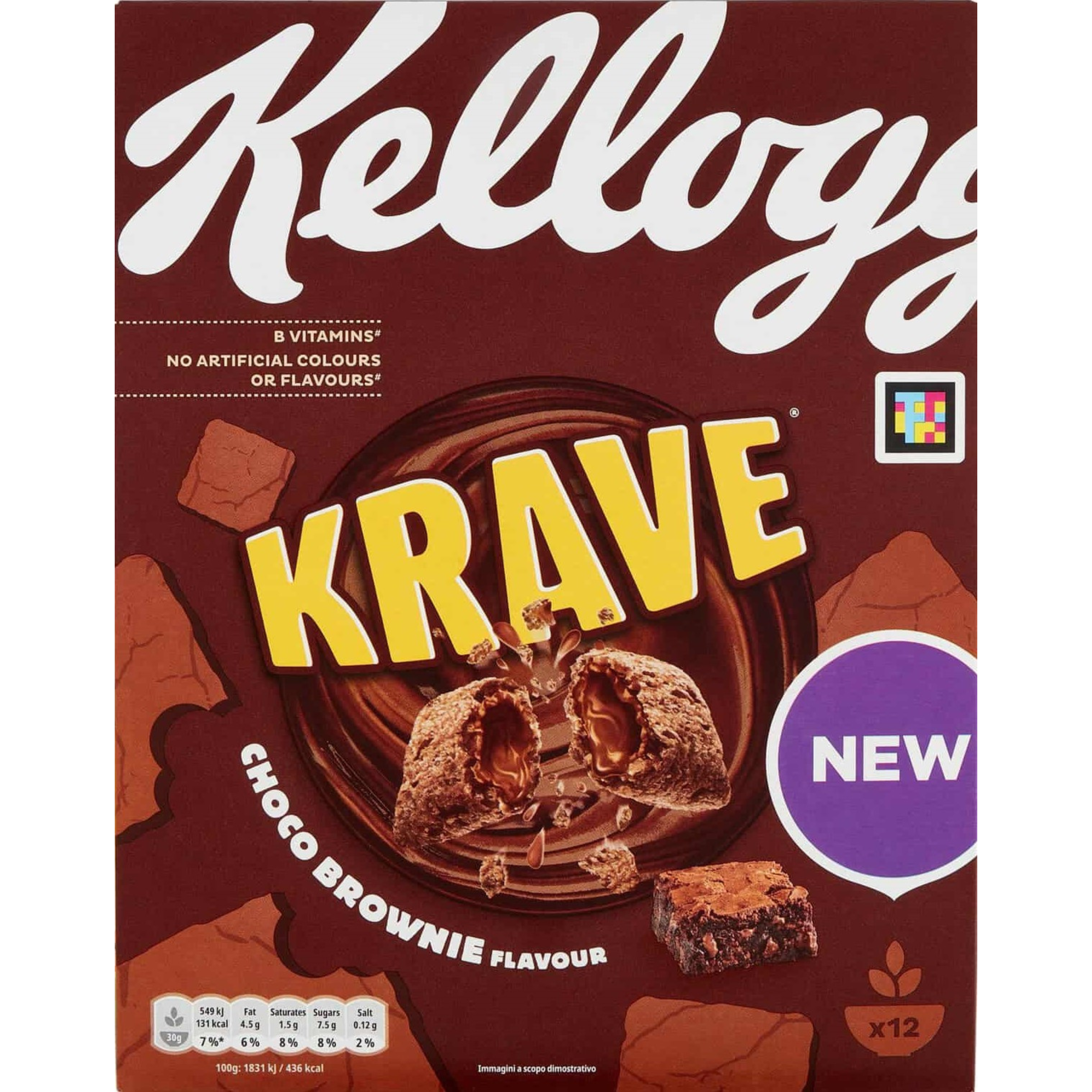 KELLOGG'S CHOCO BROWNIE 410g, 10x32