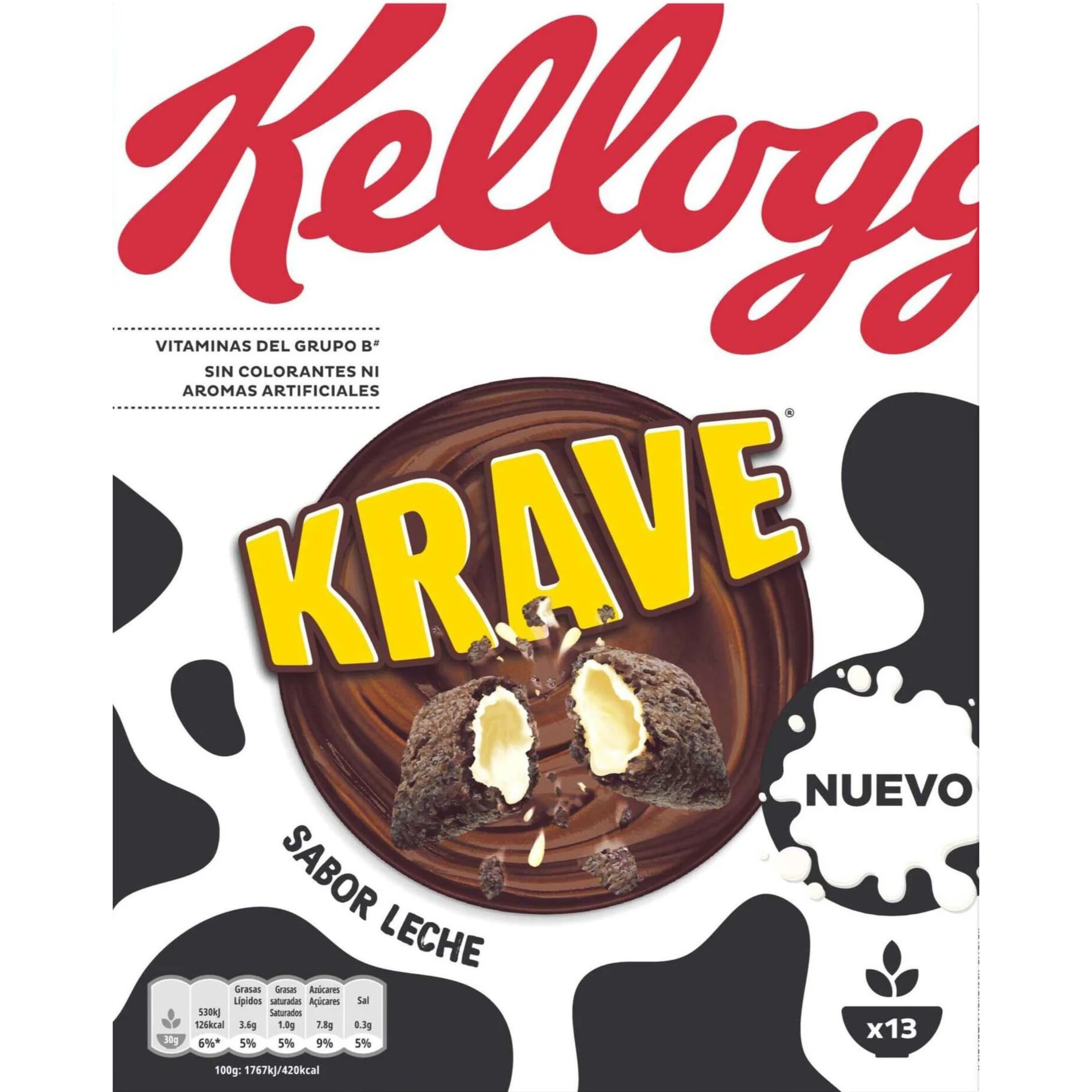 KELLOGG'S KRAVE MILK FLAVOURED 410g, 10x32