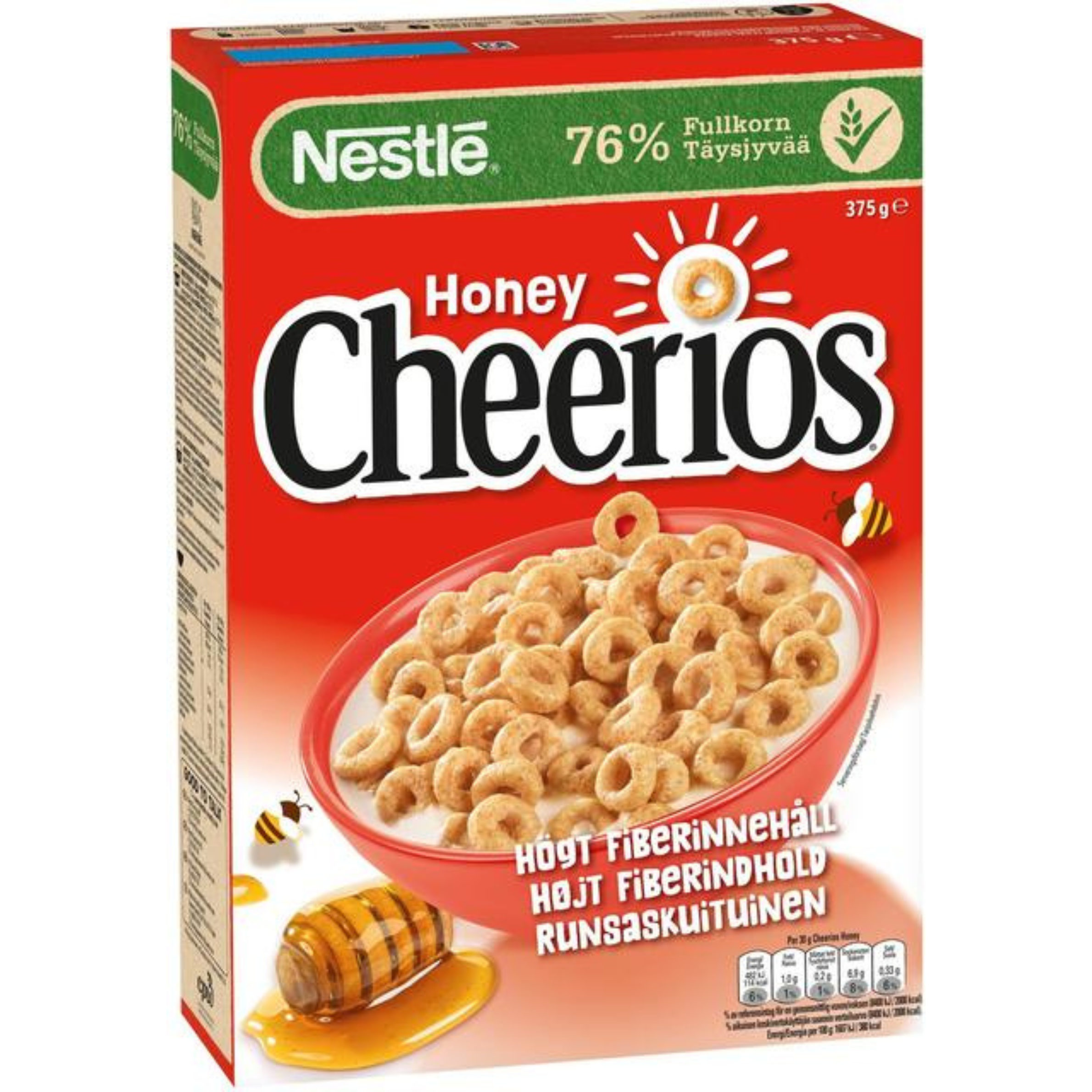 NESTLE CEREALS CHEERIOS 375g, 12x18