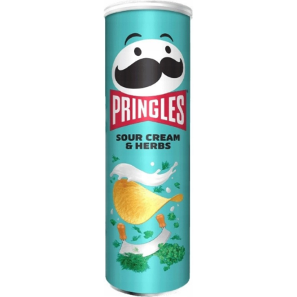 PRINGLES CREAM CHEESE & HERBS 165g