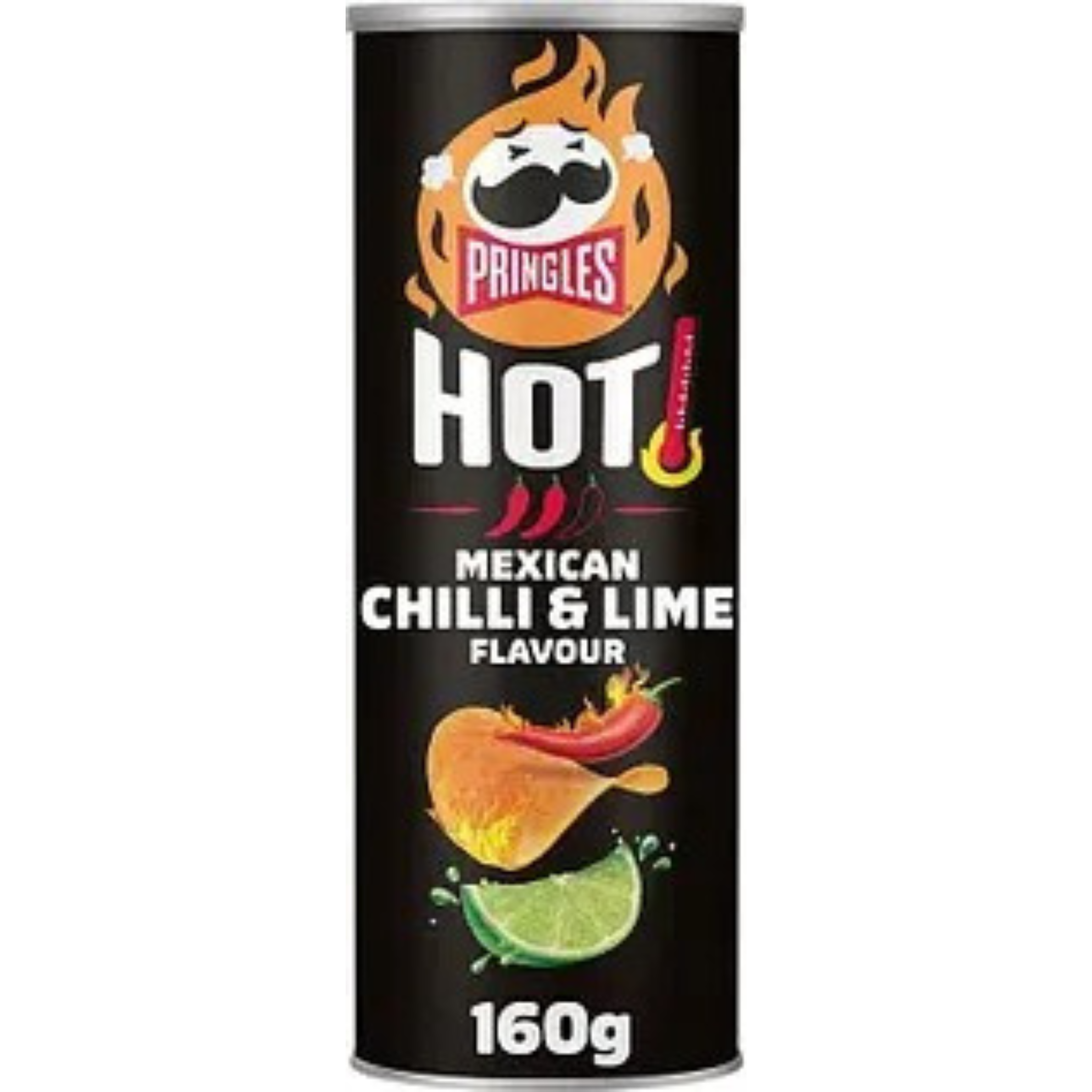 PRINGLES HOT MEXICAN CHILI & LIME 160g, 6x175
