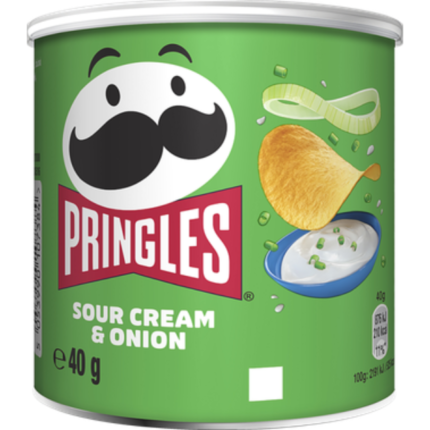 PRINGLES SOUR CREAM & ONION 40g