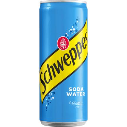 SCHWEPPES SODA WATER 330ml