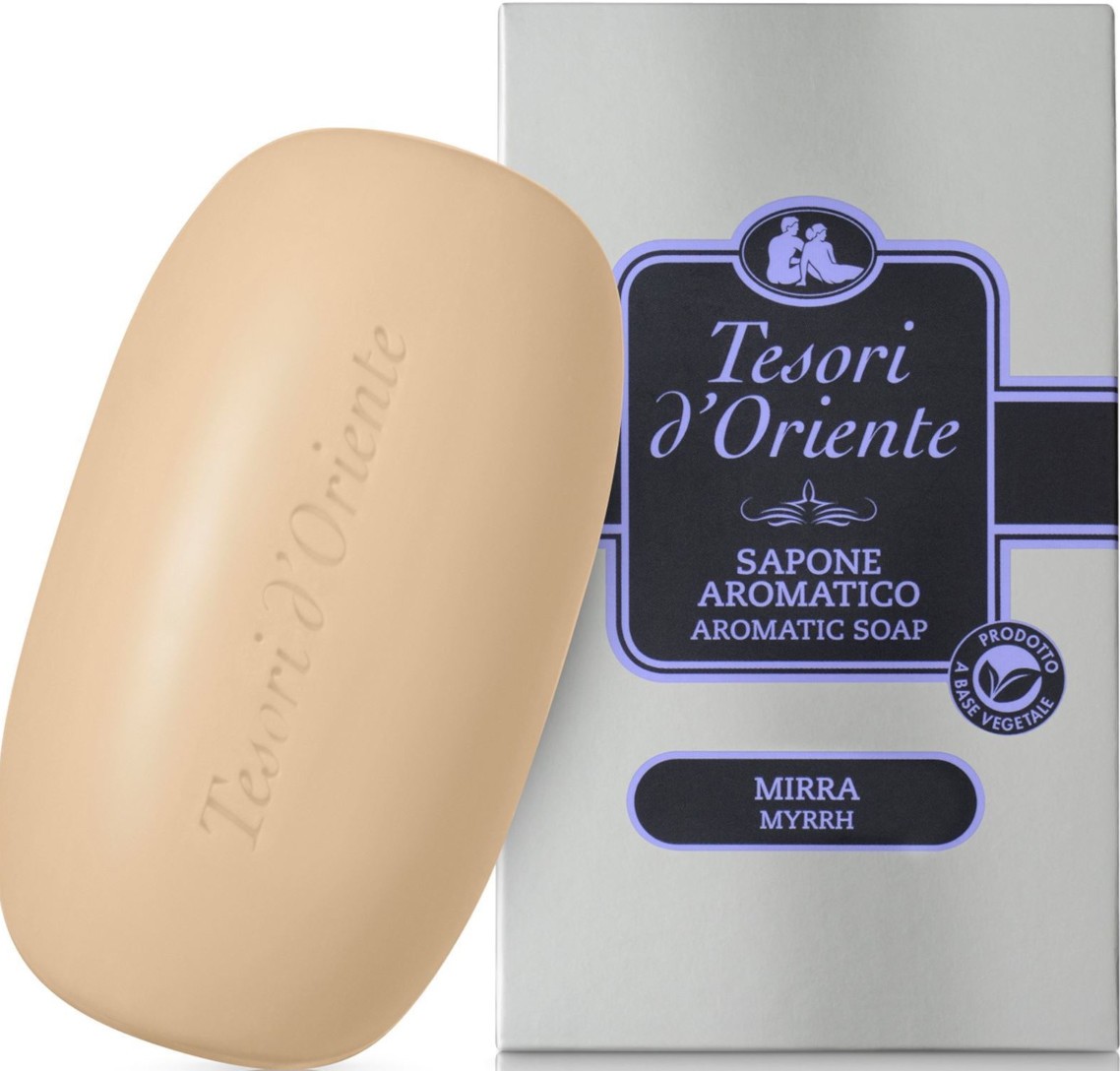 TESORI D'ORIENTE SAPONE AROMATICO MIRRA 150g, 24x96